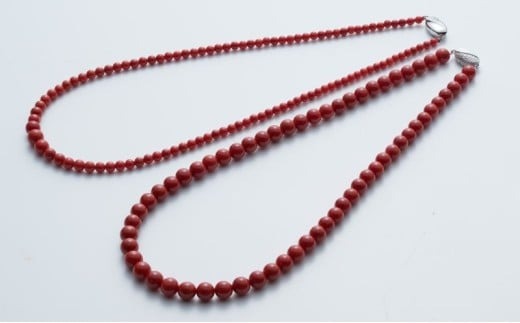 【高級】 赤サンゴ 丸玉 ネックレス | アクセサリー ネックレス ジュエリー 珊瑚 赤珊瑚 宝石 サンゴ プレゼント クリスマス バレンタイン カジュアル レディース シンプル 贈答用 人気 高価 高級 おすすめ ふるさと納税サンゴ 高知県 室戸市