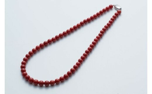 【ふるさと納税】 【高級】 赤サンゴ 丸玉 ネックレス | アクセサリー ネックレス ジュエリー 珊瑚 赤珊瑚 宝石 サンゴ プレゼント クリスマス バレンタイン カジュアル レディース シンプル 贈答用 人気 高価 高級 おすすめ ふるさと納税サンゴ 高知県 室戸市 サムネイル3