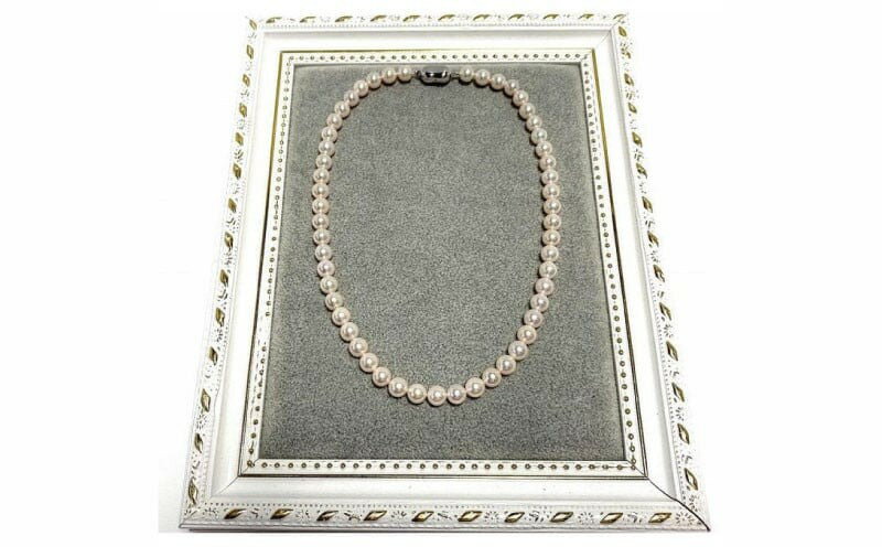 あこや真珠オーロラ花珠ネックレス 真珠鑑別鑑定書付 パール ネックレス 高級 しんじゅ あこや ファッション ギフト 贈り物 贈答 母の日 送料無料 人気 おすすめ 高知県 南国市