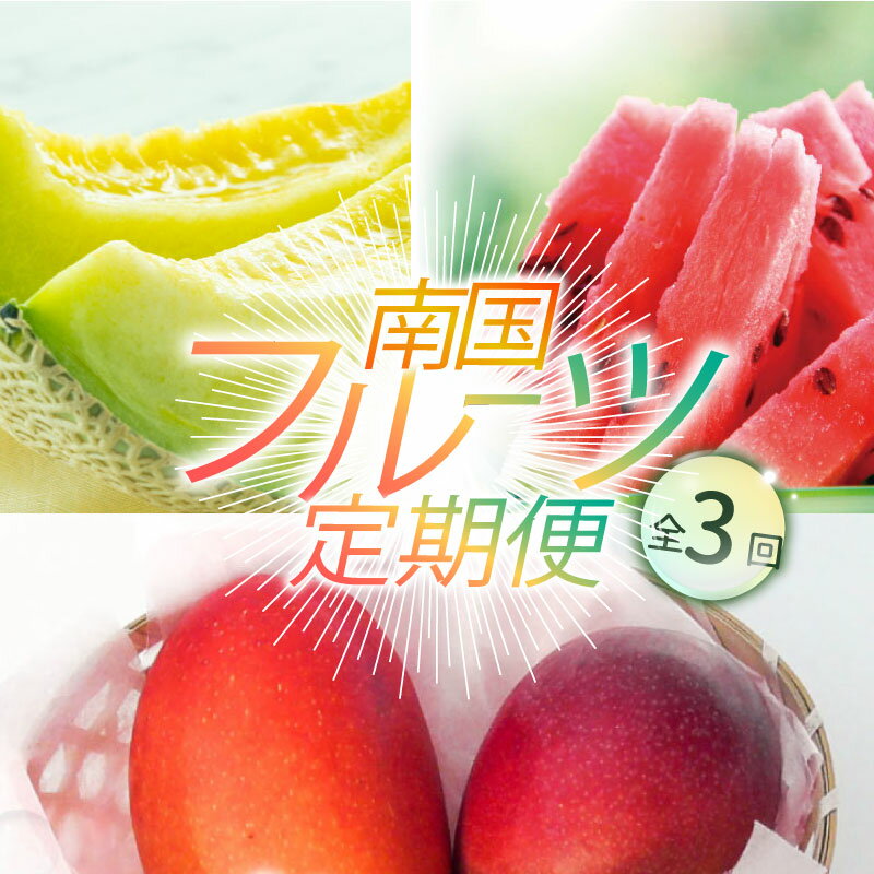 年3回お届け 季節のフルーツセット フルーツ 定期便 スイカ マンゴー メロン フルーツ 旬 果物 くだもの 贈答 ギフト 人気 おすすめ ふるさと納税メロン 定期便 ふるさと納税スイカ ふるさと納税マンゴー 高知県 南国市