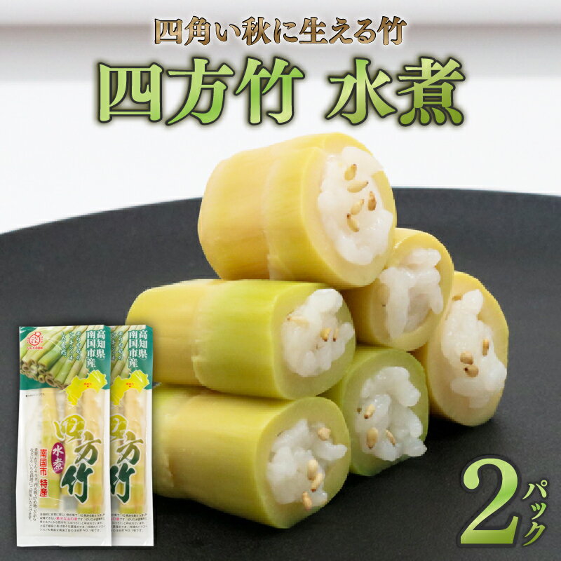 筍 タケノコ 竹の子 野菜 四方竹 水煮 100g×2パック シャキシャキ 食感 珍味 季節 特産 珍しい 柔らか おでん サラダ 和え物 天ぷら キンピラ お寿司 高知県 南国市