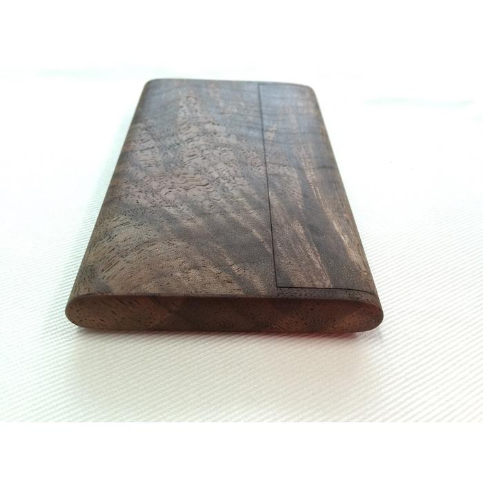 【ふるさと納税】 -名入れなし-天然素材を精密加工 名刺入れ ウォールナット 名刺入れ 雑貨 小物 ファッション 人気 おすすめ 送料無料 サムネイル3