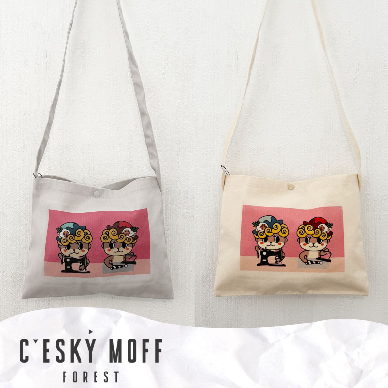 しんじょう君 サコッシュ 須崎市 バッグ 日用品 須崎 高知県 高知 全2色 綿100% 鞄 メンズ レディース ふるさと納税バッグ かわいい プリント ふるさと納税 FO029