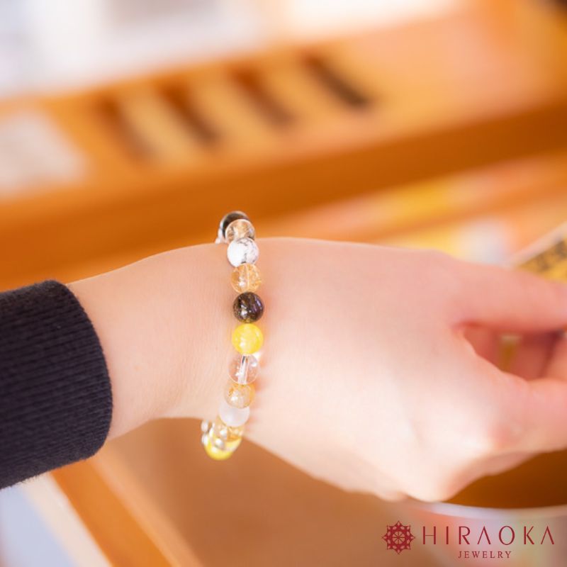 【ふるさと納税】 たくさんの幸せを手に入れる大開運パワーストーンブレスレット(開運01)・8mm玉 HJ026 サムネイル2