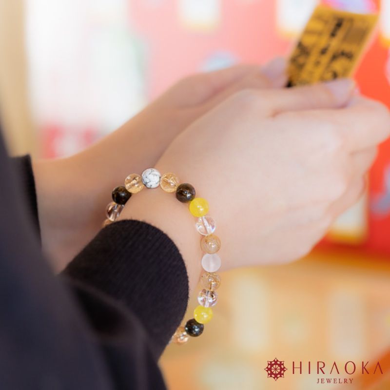 【ふるさと納税】 たくさんの幸せを手に入れる大開運パワーストーンブレスレット(開運01)・8mm玉 HJ026 サムネイル3