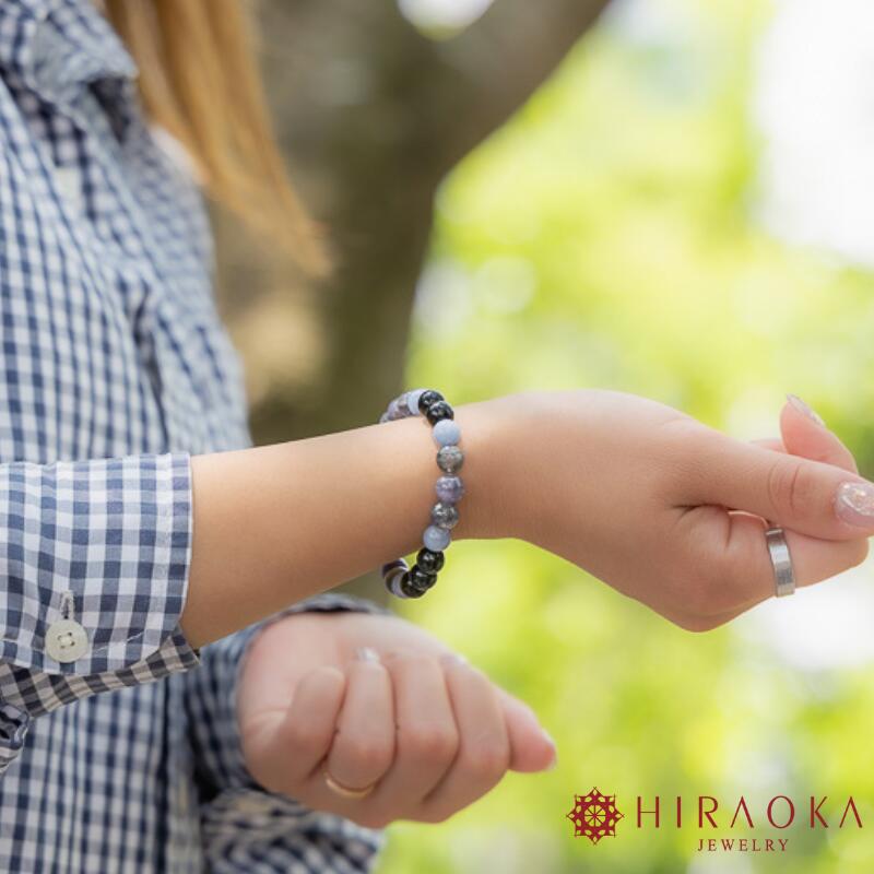 【ふるさと納税】 ビジネス運UPパワーストーンブレスレット(仕事01)・8mm玉 HJ008 サムネイル2