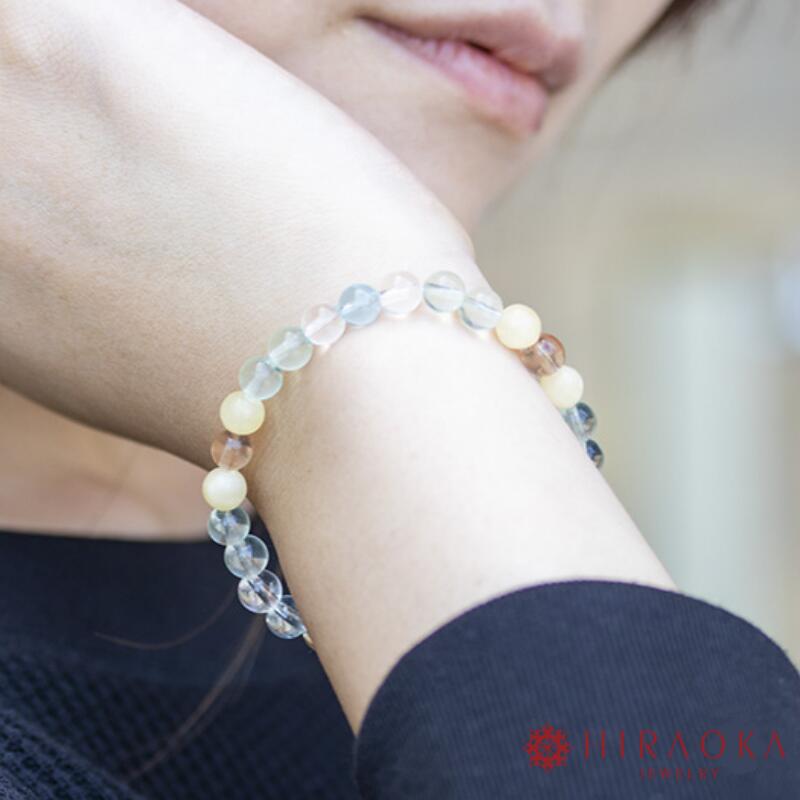 【ふるさと納税】 良好な人間関係に恵まれるための対人運パワーストーンブレスレット(対人02)・6mm玉 HJ015 サムネイル3