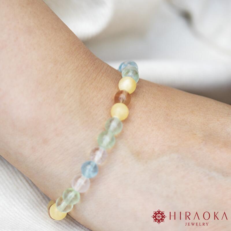 【ふるさと納税】 良好な人間関係に恵まれるための対人運パワーストーンブレスレット(対人02)・6mm玉 HJ015 サムネイル2