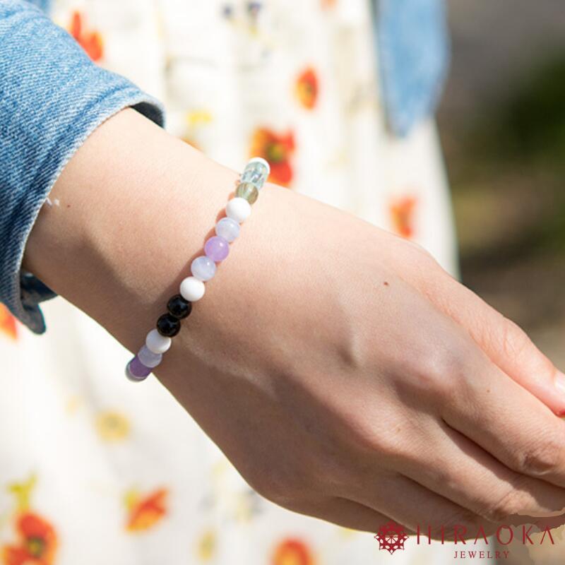 【ふるさと納税】 面倒な人間関係で悩まないための対人運パワーストーンブレスレット(対人03)・6mm玉 HJ017 サムネイル2