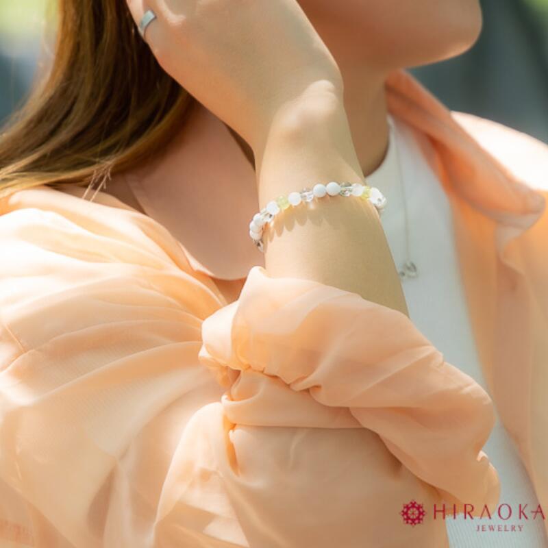 【ふるさと納税】 ご縁結びパワーストーンブレスレット(縁結び01)・6mm玉 HJ031 サムネイル2