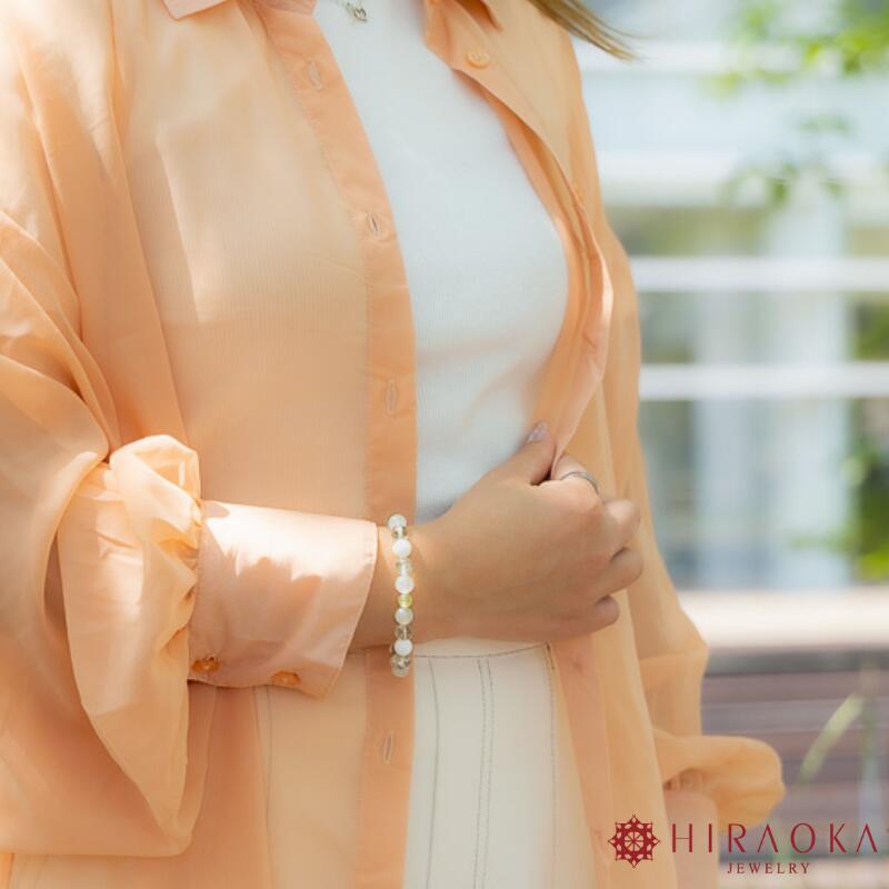 【ふるさと納税】 ご縁結びパワーストーンブレスレット(縁結び01)・8mm玉 HJ032 サムネイル2