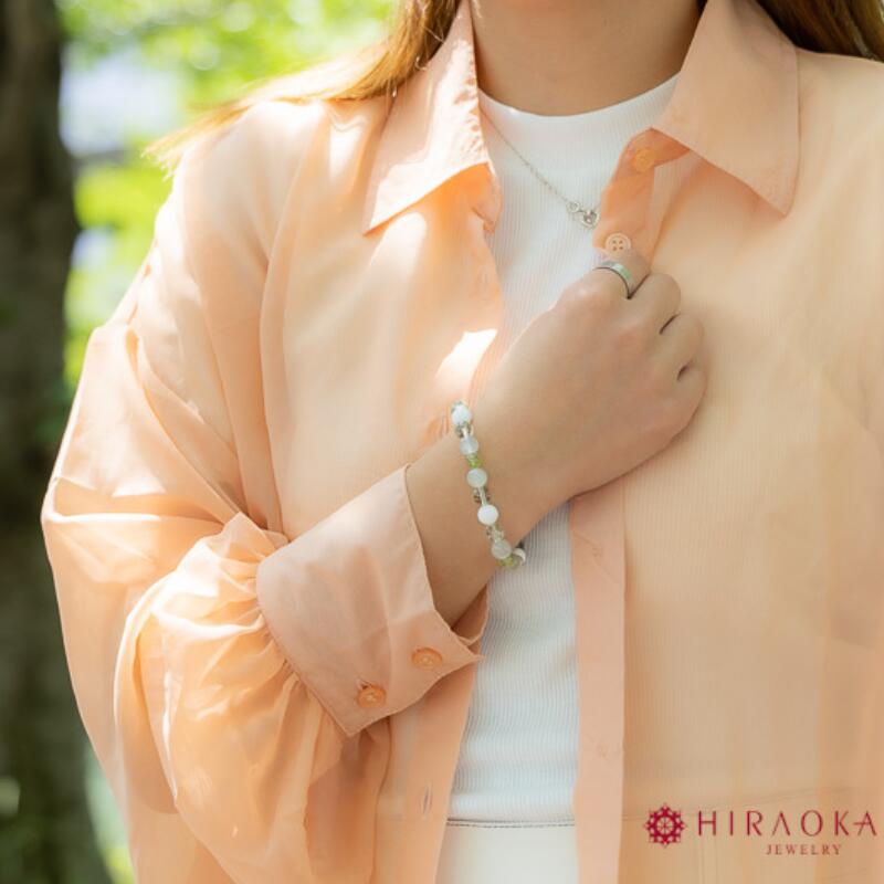 【ふるさと納税】 ご縁結びパワーストーンブレスレット(縁結び01)・8mm玉 HJ032 サムネイル3