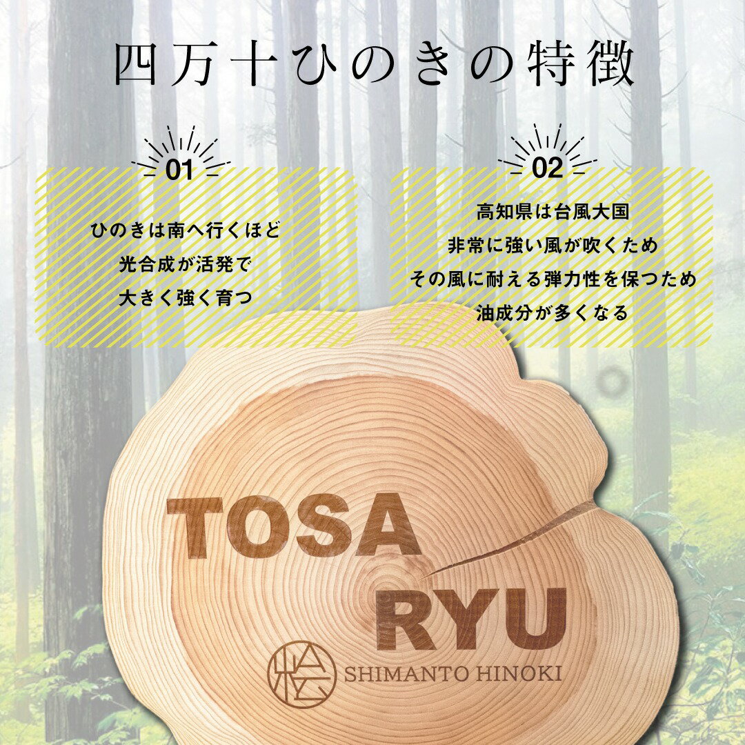 【ふるさと納税】 キッチン用品 ひのき まな板 370×200×20 四万十ひのき 極め 一枚板 スタンドタイプ 檜 土佐龍 贈答 ギフト 職人技 送料無料 サムネイル3