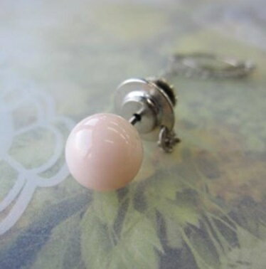 珊瑚職人館 珊瑚 タイタック M サンゴ さんご アクセサリー ジュエリー 貴金属 装飾品 男性用 紳士 ネクタイピン タイバー ビジネス フォーマル スーツ 高級 贈り物 プレゼント ギフト 土佐 特産品 工芸品 伝統工芸 宿毛市 高知県 9000円