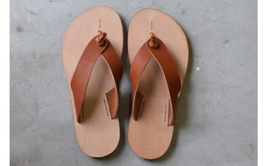 本格牛革 サンダル 茶 22.0cm-27.5cm 革靴 レザーシューズ メンズ レディース ユニセックス 履きやすい 歩きやすい 柔らかい 通気性 軽量 ブラウン 茶色 夏 リラックス 大きいサイズ 小さいサイズ 幅広 ワイド 宿毛市 高知県 60000円