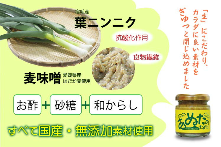 【ふるさと納税】宿毛の美味しい「ぬた」が万能調味料に！国産・無添加『あぬたのために』2個セット サムネイル3