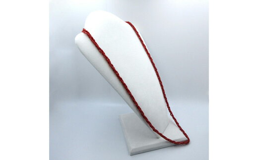 【ふるさと納税】 地中海珊瑚 3連 ねじり ロングネックレス 201118-2 サンゴ アクセサリー ジュエリー 宝石 貴金属 ペンダント チェーン レディース ファッション おしゃれ プレゼント ギフト 贈り物 誕生日 記念日 パーティー 結婚式 海 夏 宿毛市 高知県 220000円 サムネイル2