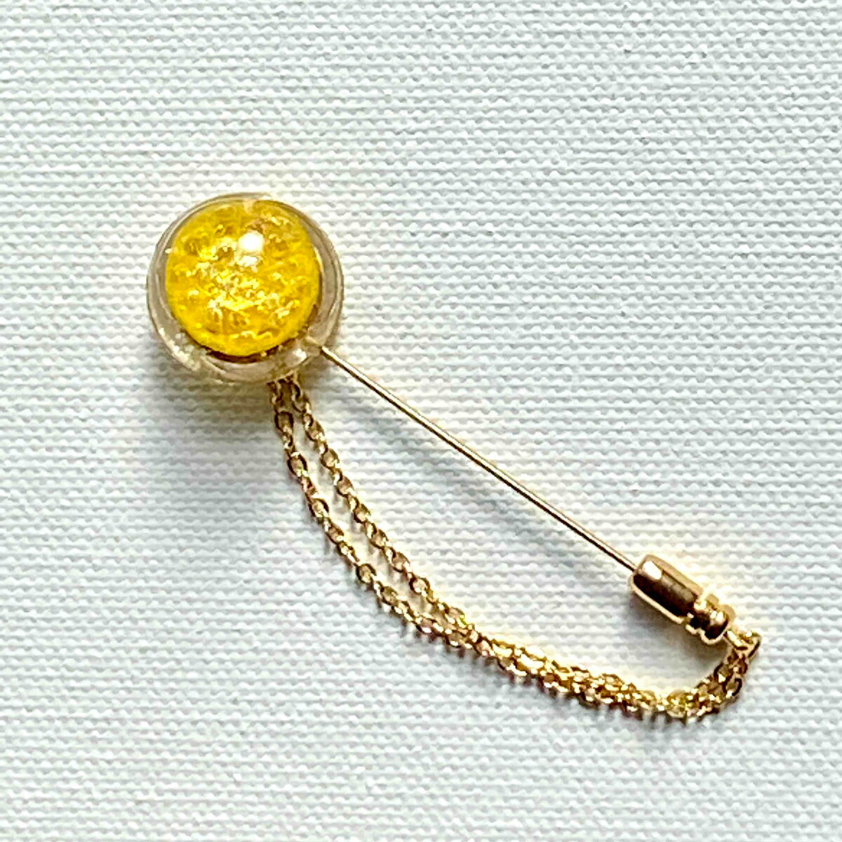 【ふるさと納税】 宿毛フィンガーライム ラペルピン スカーフピン アクセサリー 高級 メンズ ジュエリー 柑橘 ライム ピンバッジ ブローチ スーツ ビジネス フォーマル ギフト プレゼント 父の日 クリスマス 誕生日 記念品 贈り物 おしゃれ 宿毛市 高知県 18000円 サムネイル2