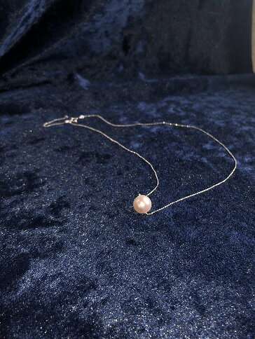 【ふるさと納税】あこや本真珠の貫通ペンダント（希少10mm大珠・ホワイトピンクカラー）パール 真珠 本真珠 ネックレス ジュエリー プレゼント ギフト 冠婚葬祭 入学式 かわいい おしゃれ ケース付 6月誕生石 宝石 高知県 高知 土佐清水 故郷納税【R00747】 サムネイル2