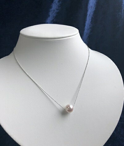 あこや本真珠の貫通ペンダント（希少10mm大珠・ホワイトピンクカラー）パール 真珠 本真珠 ネックレス ジュエリー プレゼント ギフト 冠婚葬祭 入学式 かわいい おしゃれ ケース付 6月誕生石 宝石 高知県 高知 土佐清水 故郷納税【R00747】