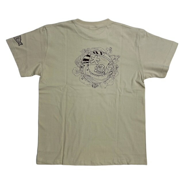 【ふるさと納税】地域限定オリジナルデザインTシャツ（サンドベージュ・綿素材） 男女兼用サイズ サバT 半袖 トップス ファッション しゃつ 衣類 普段着 かわいい 可愛い おしゃれ お洒落 綿100％ 高知県 高知 土佐清水 故郷納税 ふるさとのうぜい 返礼品【R01016】 サムネイル2