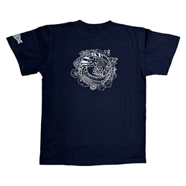 【ふるさと納税】地域限定オリジナルデザインTシャツ（ネイビー・綿素材） 紺 男女兼用サイズ サバT 半袖 トップス ファッション しゃつ 衣類 服 普段着 かわいい 可愛い おしゃれ お洒落 綿100％ 高知県 高知 土佐清水 故郷納税 ふるさとのうぜい 返礼品【R01017】 サムネイル2