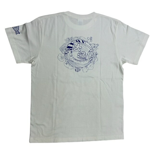 【ふるさと納税】地域限定オリジナルデザインTシャツ（バニラホワイト・綿素材） 白 男女兼用サイズ サバT 半袖 トップス ファッション しゃつ 衣類 普段着 かわいい 可愛い おしゃれ お洒落 綿100％ 高知県 高知 土佐清水 故郷納税 ふるさとのうぜい 返礼品【R01018】 サムネイル2