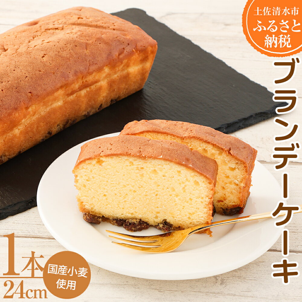 ケーキ レーズン入り ブランデーケーキ 1本 スイーツ デザート 洋酒 スポンジケーキ 洋菓子 お菓子 おやつ 洋菓子 フルーティ 上品 ギフト プレゼント 差し入れ 菓子折り 冷凍 配送 故郷納税 高知県 土佐清水市 送料無料 高知 8000円【R00117】