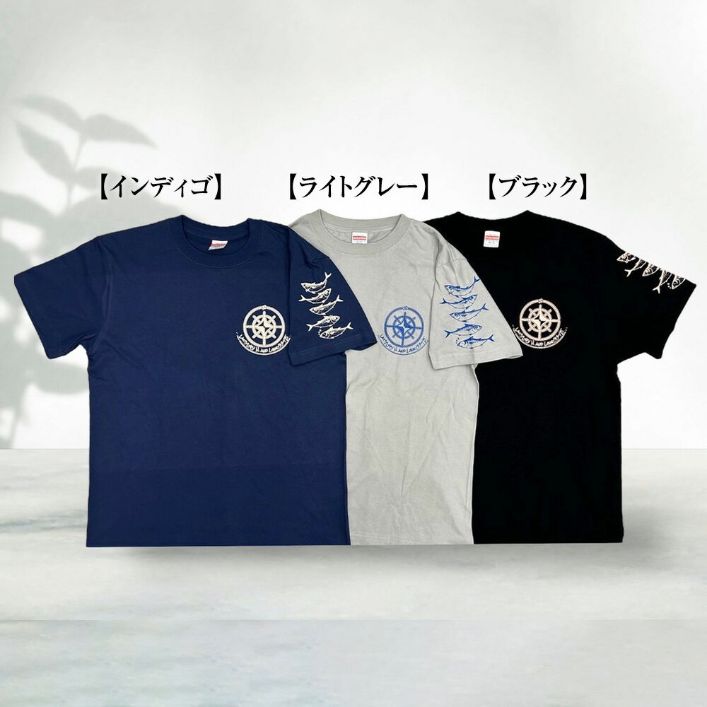 【ふるさと納税】地域限定オリジナルデザインTシャツ ワンポイント サバT 綿100％ 選べるサイズとカラー 男女兼用サイズ さばT 半袖 トップス スポーツ用品 ファッション 衣類 かわいい おしゃれ お洒落 高知県 高知 土佐清水 故郷納税 返礼品【R01055】 サムネイル2