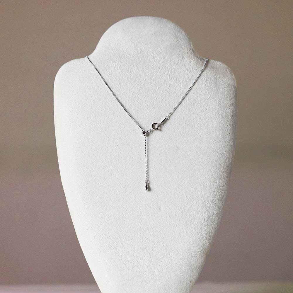 【ふるさと納税】あこや本真珠 シルバーチェーン ネックレス（8.5mm～8.9mm）ホワイトピンクカラー 簡易保管ケース付 ペンダント パール アクセサリー プレゼント 母の日 贈り物 ギフト 6月誕生石 かわいい 可愛い おしゃれ お洒落 冠婚葬祭 入学式 宝石 高知【R01521】 サムネイル3