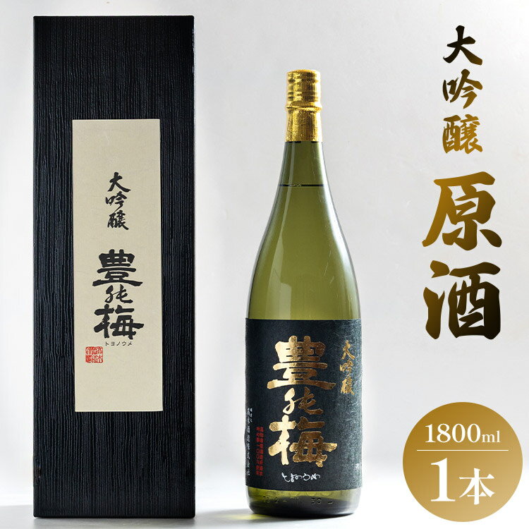 華やかな香りの大吟醸原酒（ギフト用）1800ml×1本 - 日本酒 お酒 さけ 豊能梅 とよのうめ 送料無料 アルコール のし 贈り物 晩酌 高知県 香南市【常温】