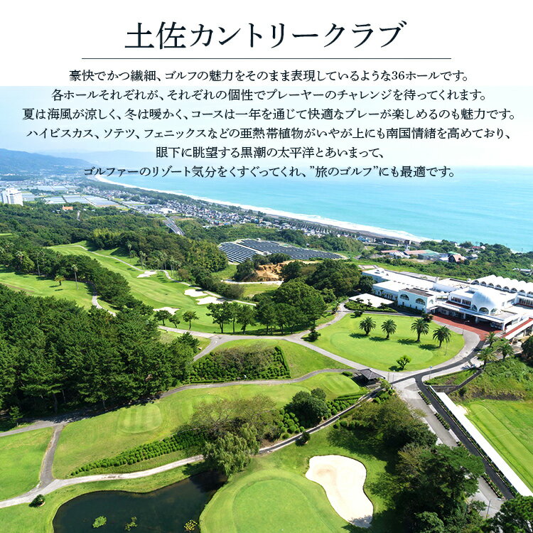 【ふるさと納税】【追加1プレー】土佐カントリークラブ(土日祝日) ※ゴルフ＆宿泊プラン利用者限定 - ゴルフ プレー券 利用券 チケット 旅行 休暇 趣味 スポーツ kg-0023 サムネイル2