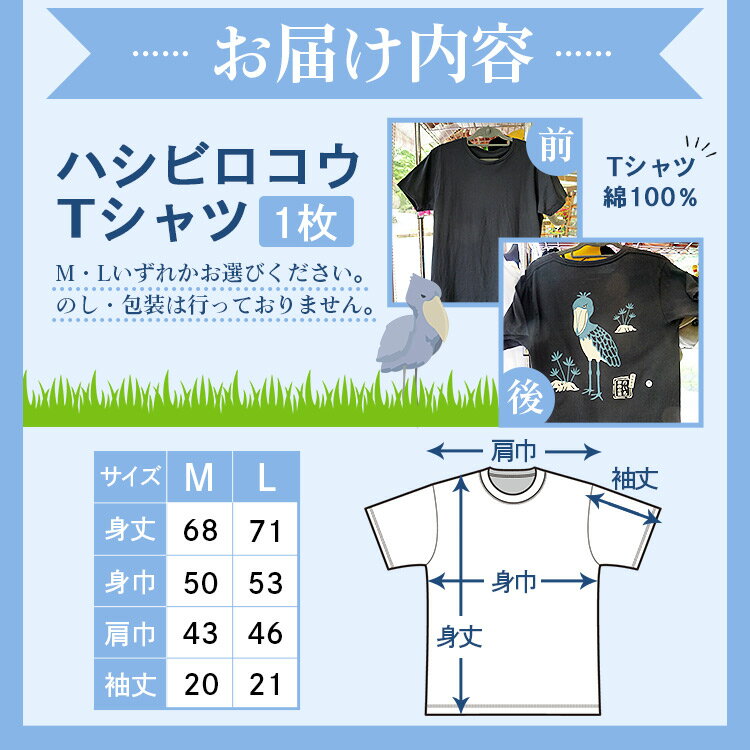 【ふるさと納税】【数量限定】ハシビロコウTシャツ - 送料無料 はしびろこう ティーシャツ のいち動物公園 動物園 トリップアドバイザー2020 オシャレ おしゃれ 可愛い カワイイ 動物好き どうぶつ 綿 100% めん とり 鳥 鳥好き グッズ 洋服 高知県 香南市【常温】ni-0004 サムネイル3