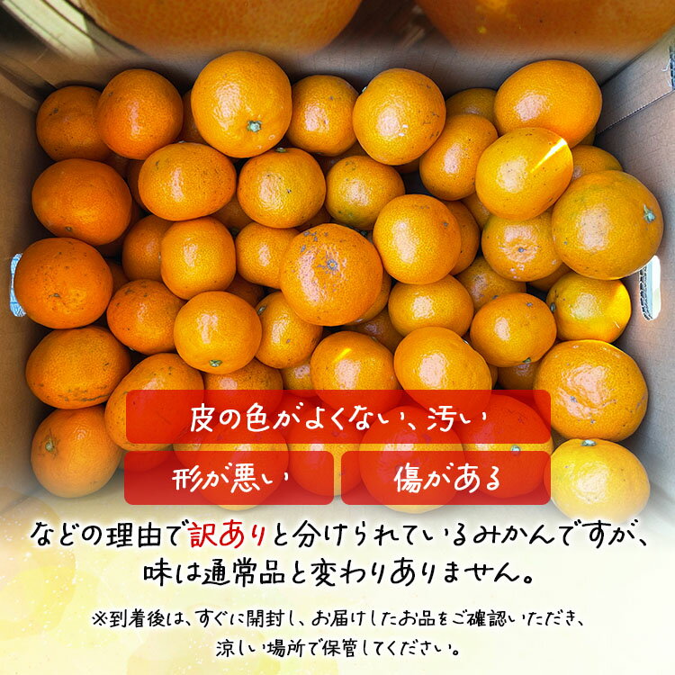 【ふるさと納税】【内容量が選べる】家庭用 山北みかん（露地・S〜Mサイズ）約5kg/約10kg/約15kg - 送料無料 露地栽培 柑橘 果物 フルーツ ミカン 蜜柑 期間限定 季節限定 家庭用 高橋農園 国産 特産品 高知県 香南市【常温】Rth-0013 サムネイル3