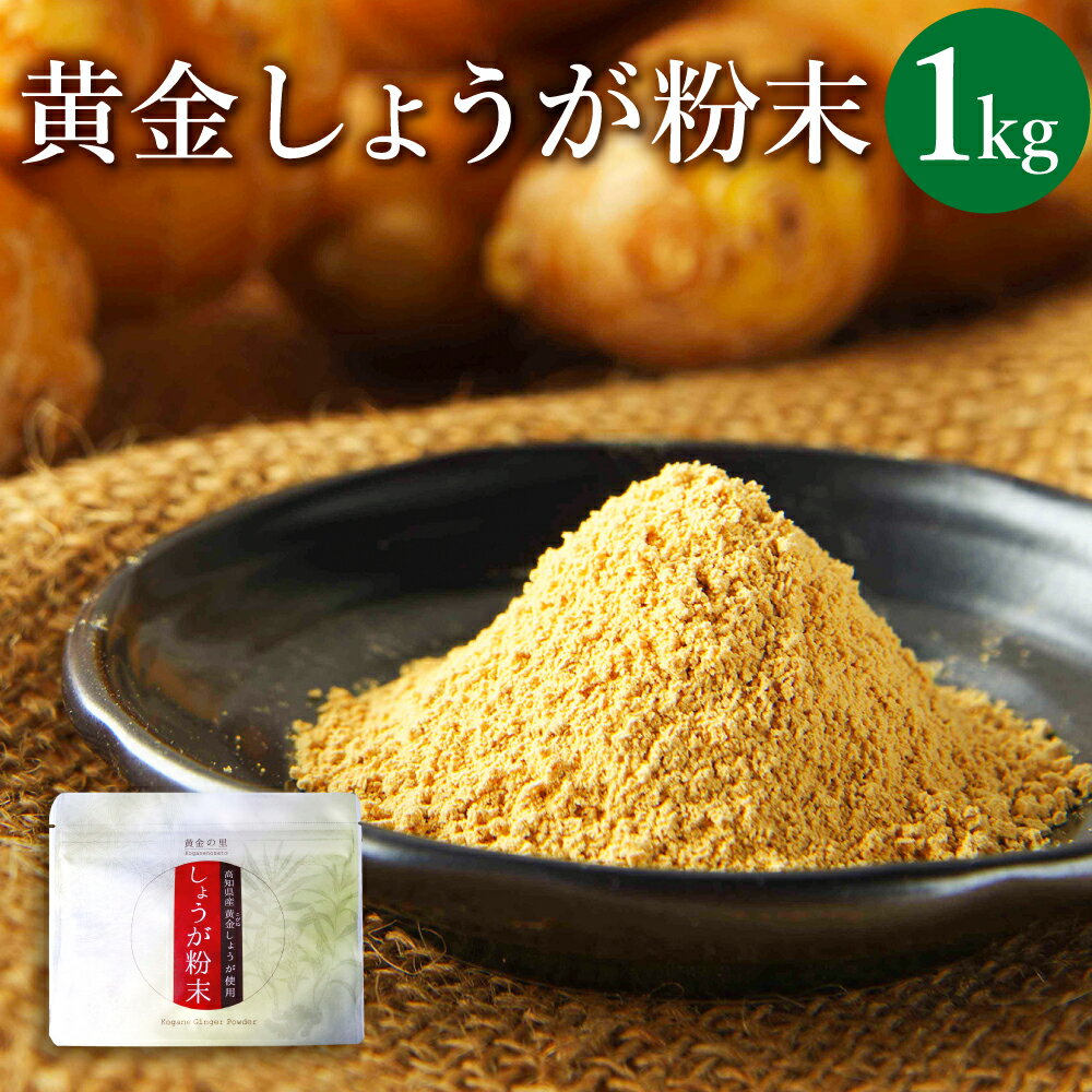 黄金しょうが粉末 1kg 香美市 高知県 送料無料