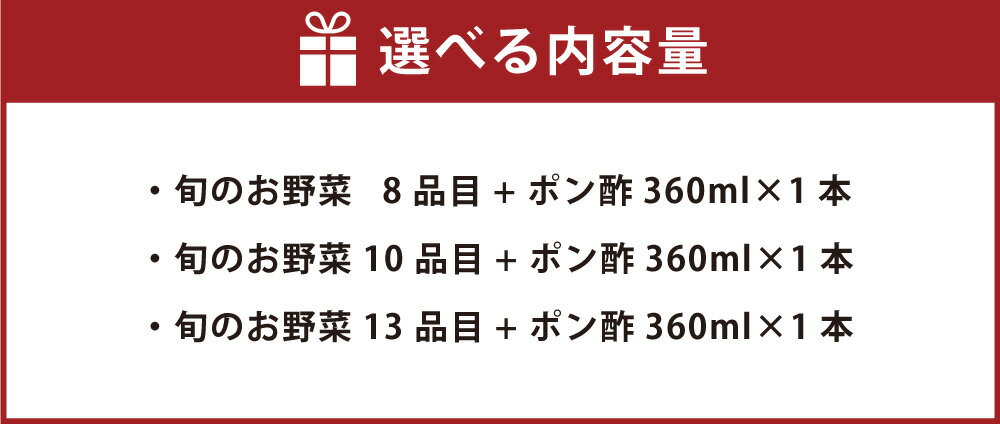 【ふるさと納税】＜選べる内容量＞高知の野菜（8品目・10品目・13品目）＋ゆずポン酢（360ml×1本）セット 金時人参 さつまいも しょうが 新玉ねぎ 春キャベツ トマト 化学調味料 合成甘味料 保存料不使用 新鮮 調味料 冷蔵 高知県 香美市 送料無料 - 画像3
