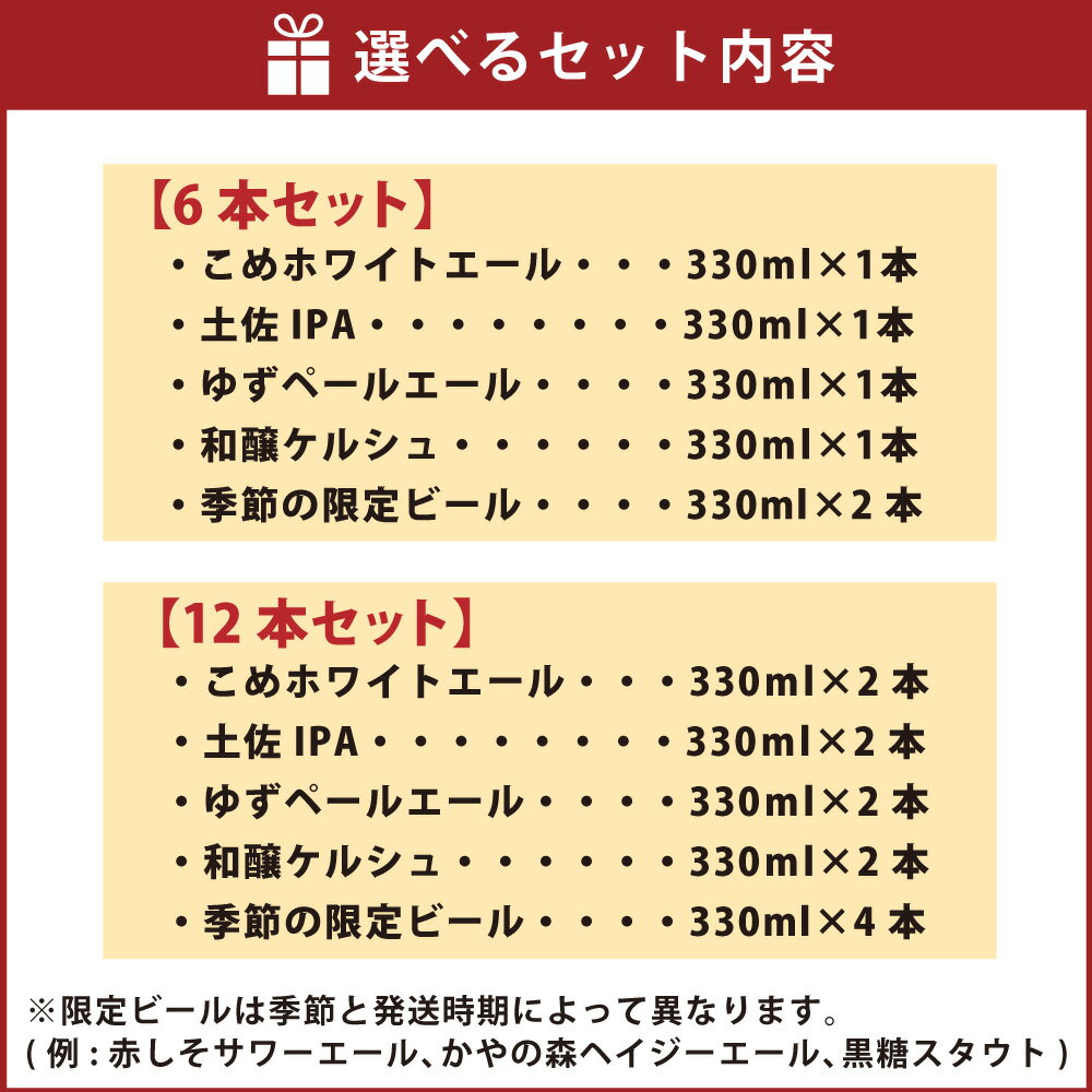 【ふるさと納税】【選べるセット数】高知のクラフトビール「TOSACO」のみくらべ 6本 または 12本 セット お酒 酒 ビール アルコール ご当地ビール 地ビール お取り寄せ 父の日 高知県 香美市 送料無料 サムネイル3