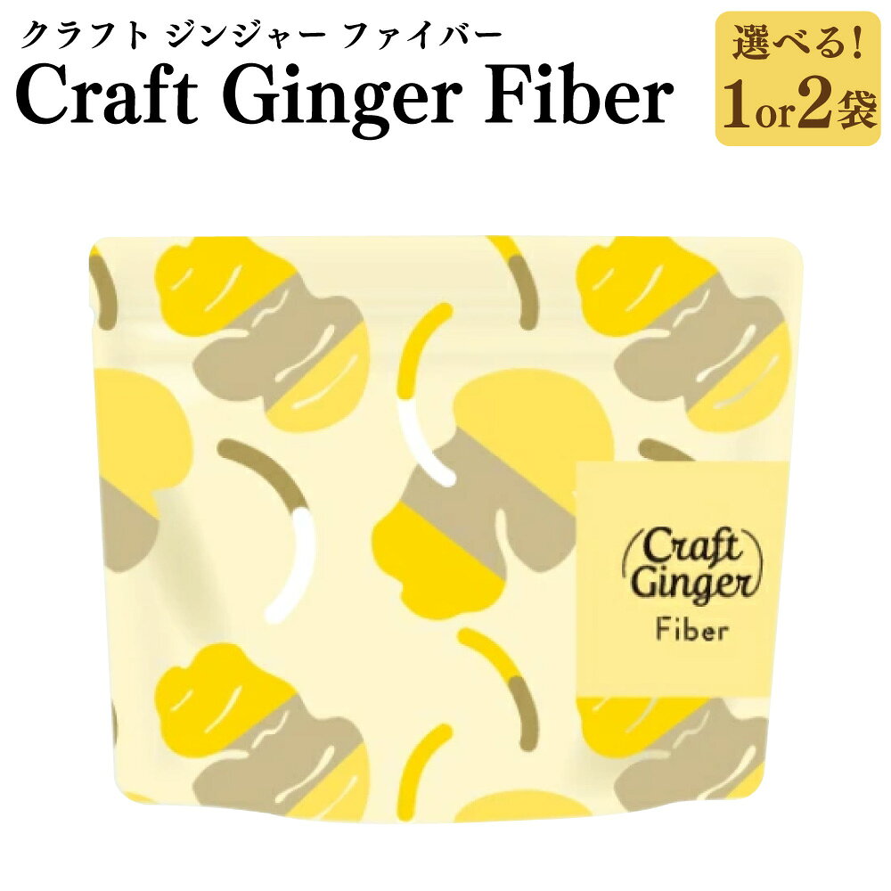 ＜選べる内容量＞Craft Ginger Fiber（クラフト ジンジャー ファイバー） 25g×1袋・計50g（25g×2袋） 生姜 しょうが ショウガ 無添加 無着色 食物繊維 冷奴 生姜焼きのたれ 健康 高知県産 国産 高知県 香美市 送料無料