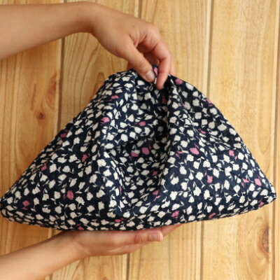 【ふるさと納税】あづま袋 シンプルフラワー 袋 ふくろ 布袋 包み ふろしき 風呂敷 エコバック 日用品 雑貨 香美市 高知県 香美市 サムネイル2