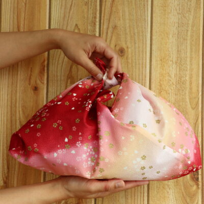 あづま袋 桜 袋 ふくろ 布袋 包み ふろしき 風呂敷 エコバック 日用品 雑貨 香美市 高知県 送料無料