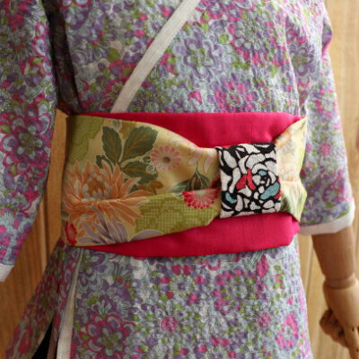 【ふるさと納税】帯（pati pai）子ども甚平用 飾り帯 ピンク おび 和装 和服 小物 香美市 高知県 送料無料 サムネイル2