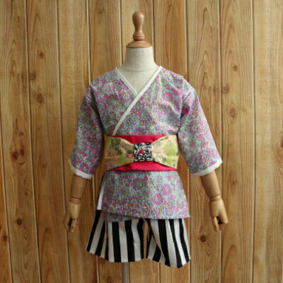 【ふるさと納税】帯（pati pai）子ども甚平用 飾り帯 ピンク おび 和装 和服 小物 香美市 高知県 送料無料 サムネイル3