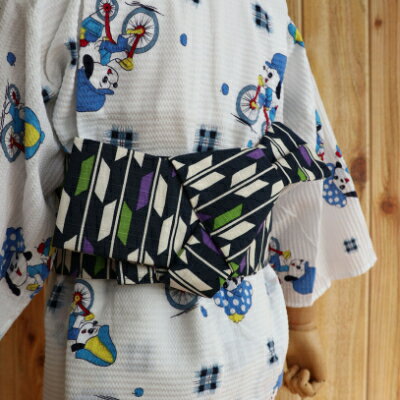【ふるさと納税】帯（pati pati）子ども甚平用 角帯 矢羽根 おび 和装 和服 小物 香美市 高知県 送料無料 サムネイル2