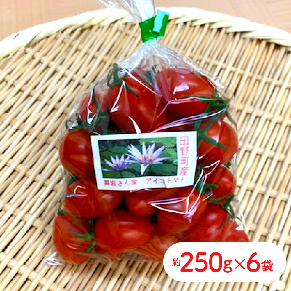 【ふるさと納税】～四国一小さなまち～黒岩さん家のアイコトマト 約1.5kg アイコ トマト プラム形 ミニトマト とまと 詰め合わせ 新鮮野菜 トマト 美味しい 野菜 厳選 新鮮 甘い 夏野菜 サラダ tomato ギフト 贈答 贈り物 プレゼント ふるさとのうぜい 返礼品 高知県 8000円 - 画像3