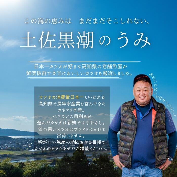【ふるさと納税】わら焼き かつおのたたき 高知県産 訳あり 7000円 10000円 規格外 冷凍 選べる内容量 1kg 1.8kg 期間 数量限定 タレ付き 本場 高知 たたき タタキ かつお 鰹 カツオ わけあり 訳あり 訳アリ タレ付 海鮮 人気 藁焼き 家庭用 カネアリ水産 サムネイル2