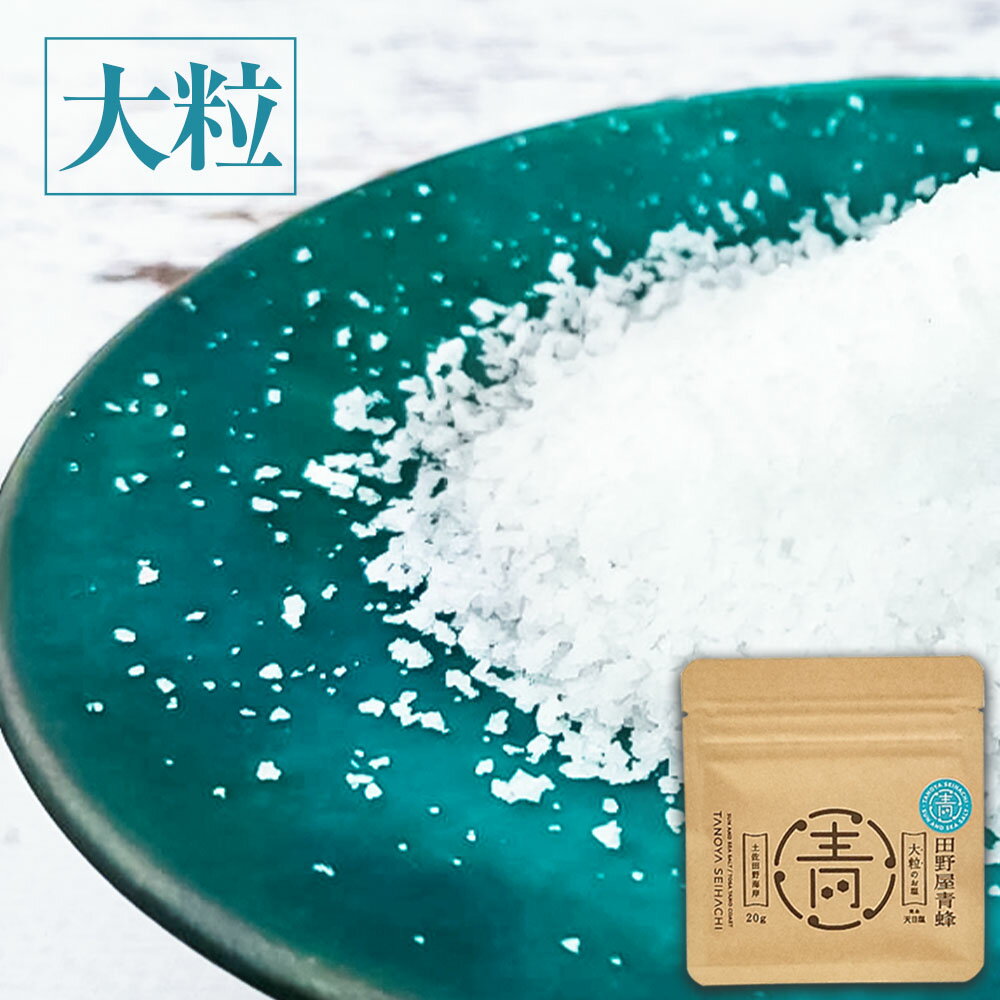 【ふるさと納税】塩 完全天日塩 お試し 大粒 中粒 小粒 20g 塩職人 田野屋青蜂 田野屋 青蜂 塩 しお 完全天日塩 天日塩 国産 非加熱 料理塩 海水 こだわり ミネラル 肉 牛肉 牛 魚 野菜 料理 万能 調味料 高知県 天然 天日干し 田野屋塩二郎の塩 海の塩 海塩 高級塩 1500円 サムネイル2
