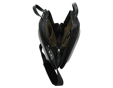 【ふるさと納税】 木製 ビジネスバッグ monacca-bag/kaku ブラックss 木のバッグ ストラップ付 グッドデザイン賞 個性的 カバン 鞄 B4サイズ対応 メンズ レディース ファッション エコ 送料無料 高知県 馬路村 [296] サムネイル2