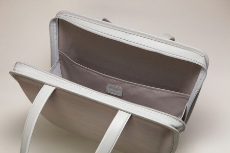 【ふるさと納税】 木製 トートバッグ monacca-bag/Leaf Ashグレー 個性的 カバン 鞄 メンズ レディース ファッション 杉 スギ 間伐材 エコ 母の日 父の日 ギフト 送料無料 高知県 馬路村 [305] サムネイル3