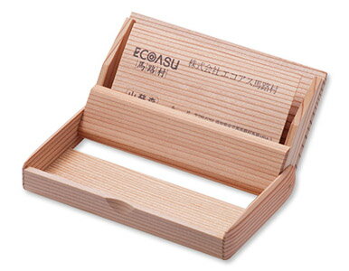 【ふるさと納税】魚梁瀬杉 名刺入れ ビジネスグッズ おしゃれ 雑貨 杉 スギ 木製品 母の日 父の日 ギフト 高知県 馬路村 [310] サムネイル2
