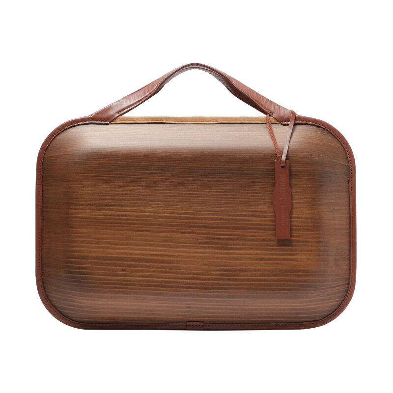 【ふるさと納税】 木製 ビジネスバッグ monacca-bag/Roots Land（ブラウン） 木のバッグ 個性的 カバン 鞄 B4サイズ対応 スギ 木製品 メンズ レディース ファッション 送料無料 母の日 父の日 高知県 馬路村 [399] サムネイル3